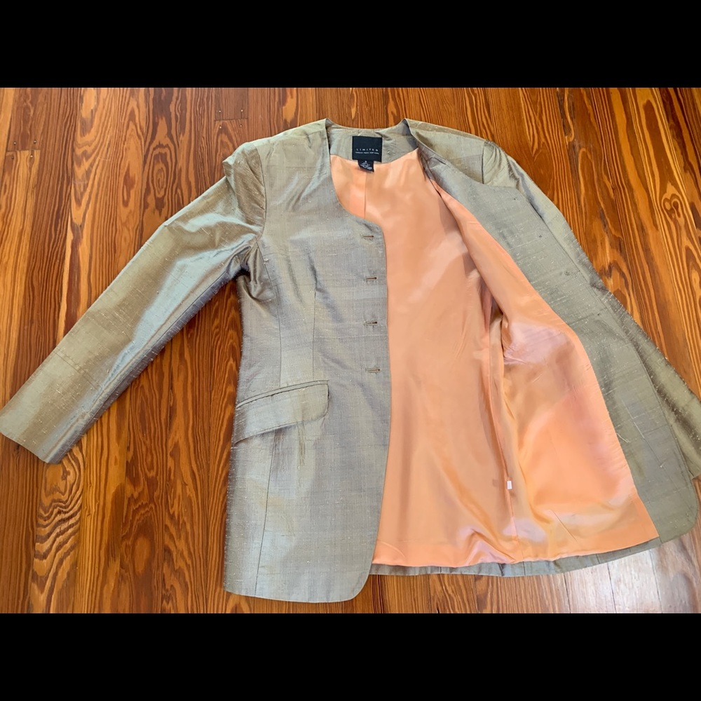 The Limited Gold Midi Dress with Jacket - Picture 4 of 14